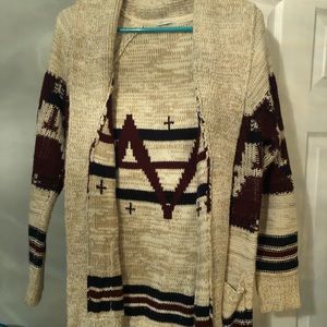 Tribal Cardigan Sweater